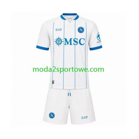 Koszulka SSC NAPOLI Dziecięcy Wyjazdowe Stroje Piłkarskie 2026/27 Krótki Rękaw